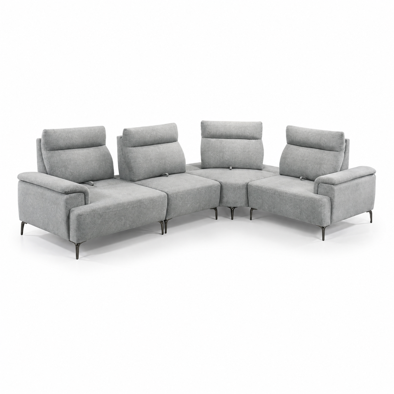 CASSIE Push Back Corner Sofa (Easy Clean Fabric)