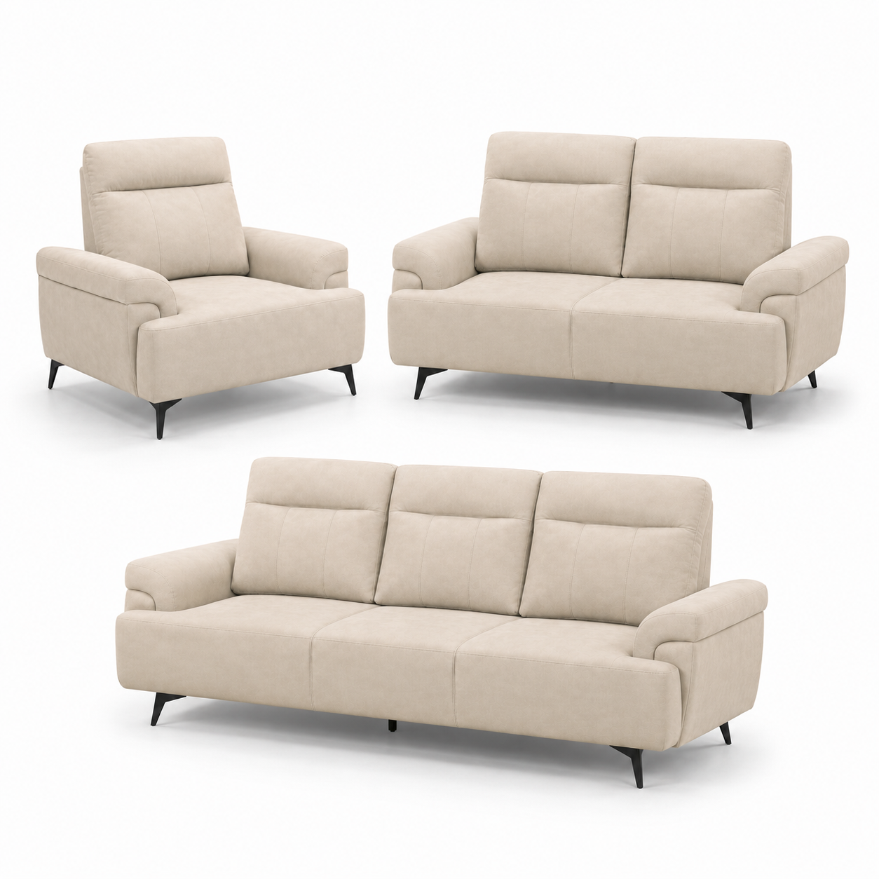 CHLOE Push Back 1+2+3 Seater Sofa