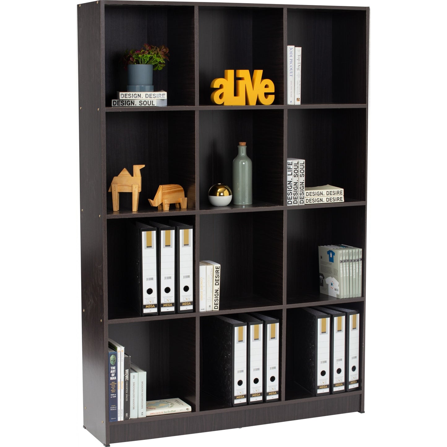 ECO File Cabinet (12 Compartment) - Light Cappuccino
