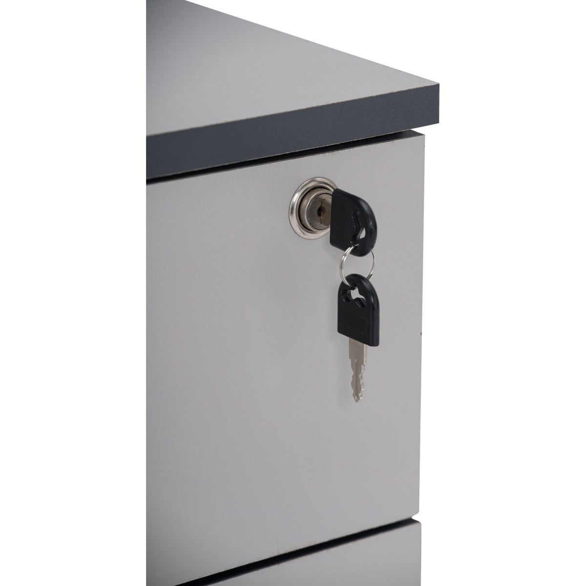 ECO 3 Drawer Mobile Pedestal - Grey
