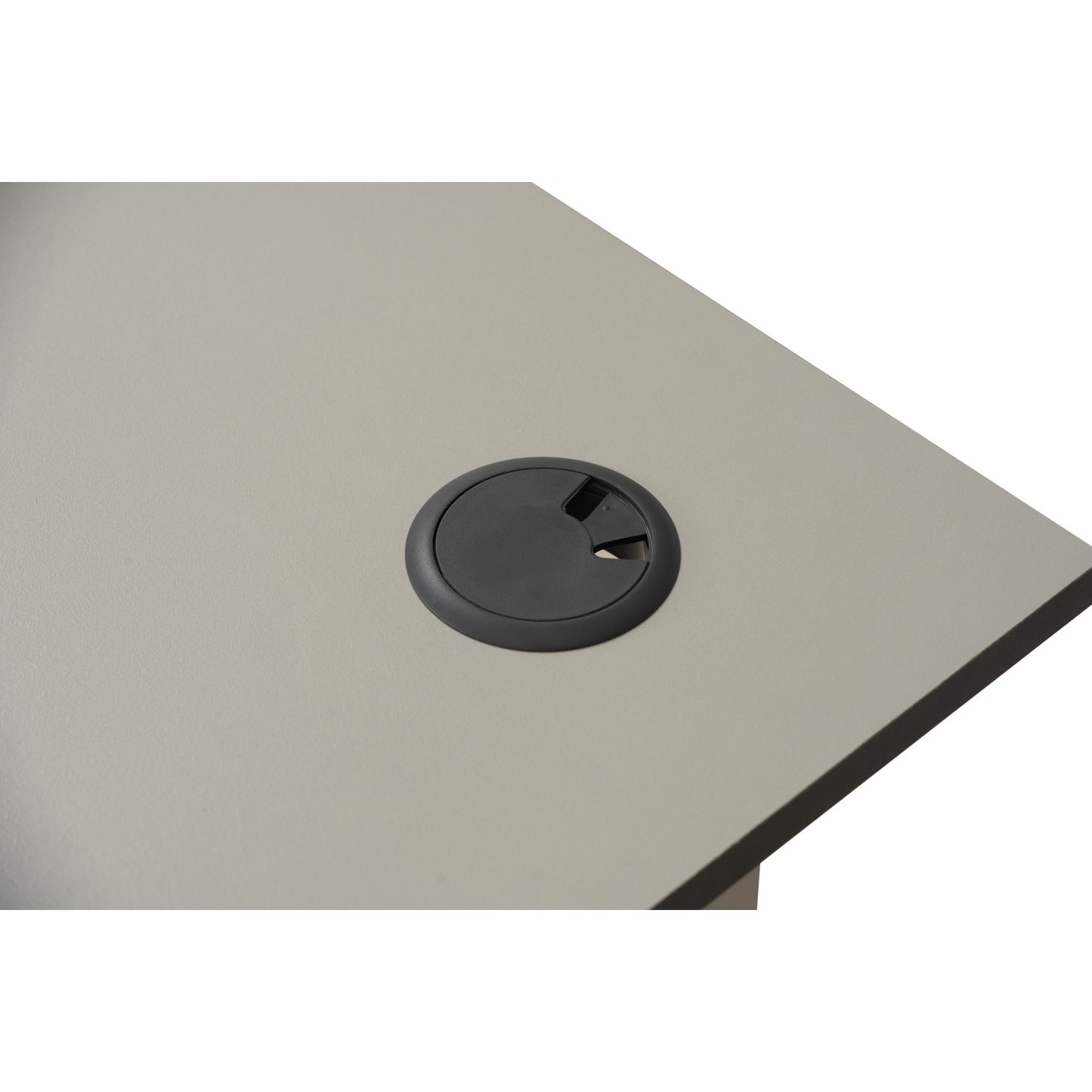 ECO Office Table With 2 Cable Hole - Grey (1500L)