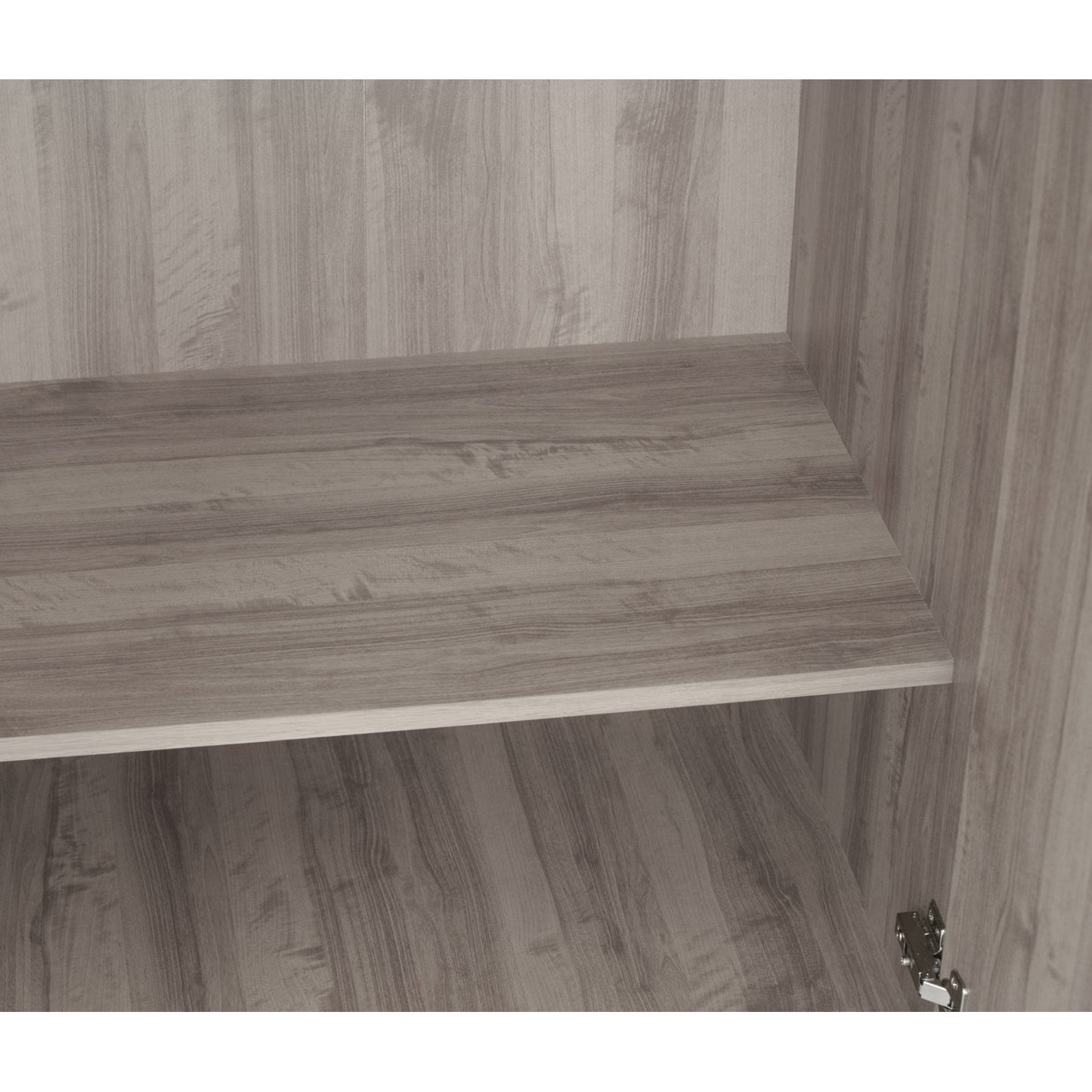 EVERETT 2 Door High Shoe Cabinet - Light Oak