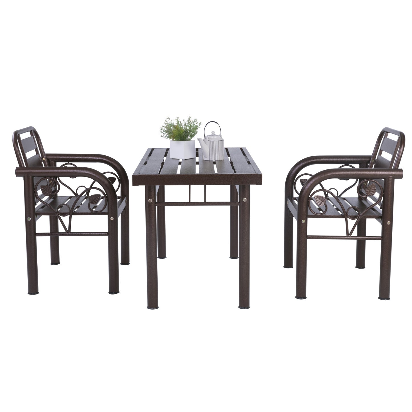 HAMIDA Dining Table - Antique Brown (1118L)