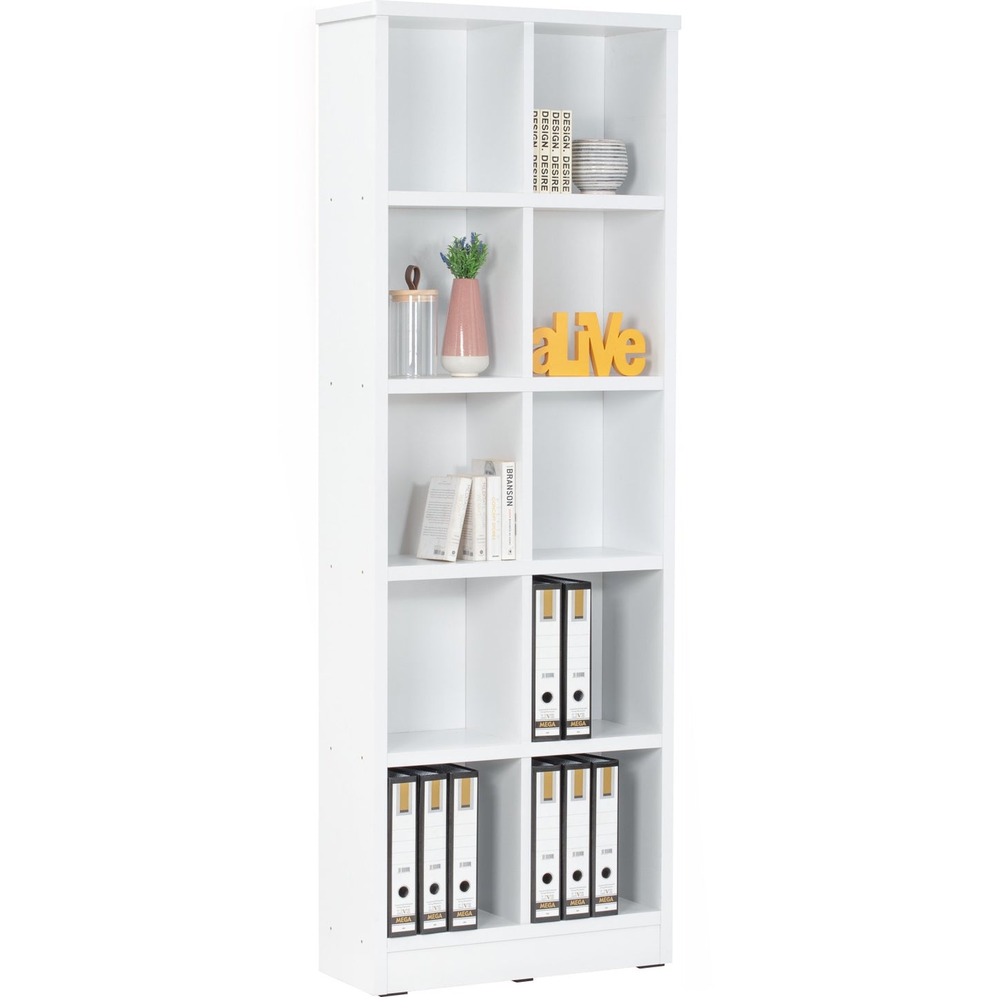 HAVIR File Cabinet (10 Compartment) - White