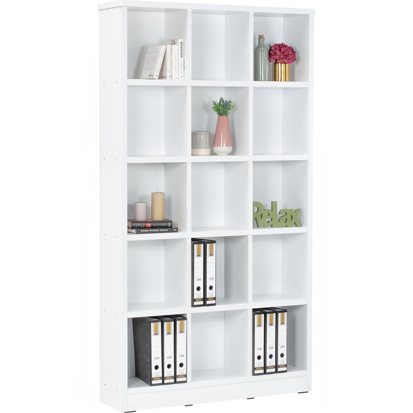 HAVIR File Cabinet (15 Compartment) - White