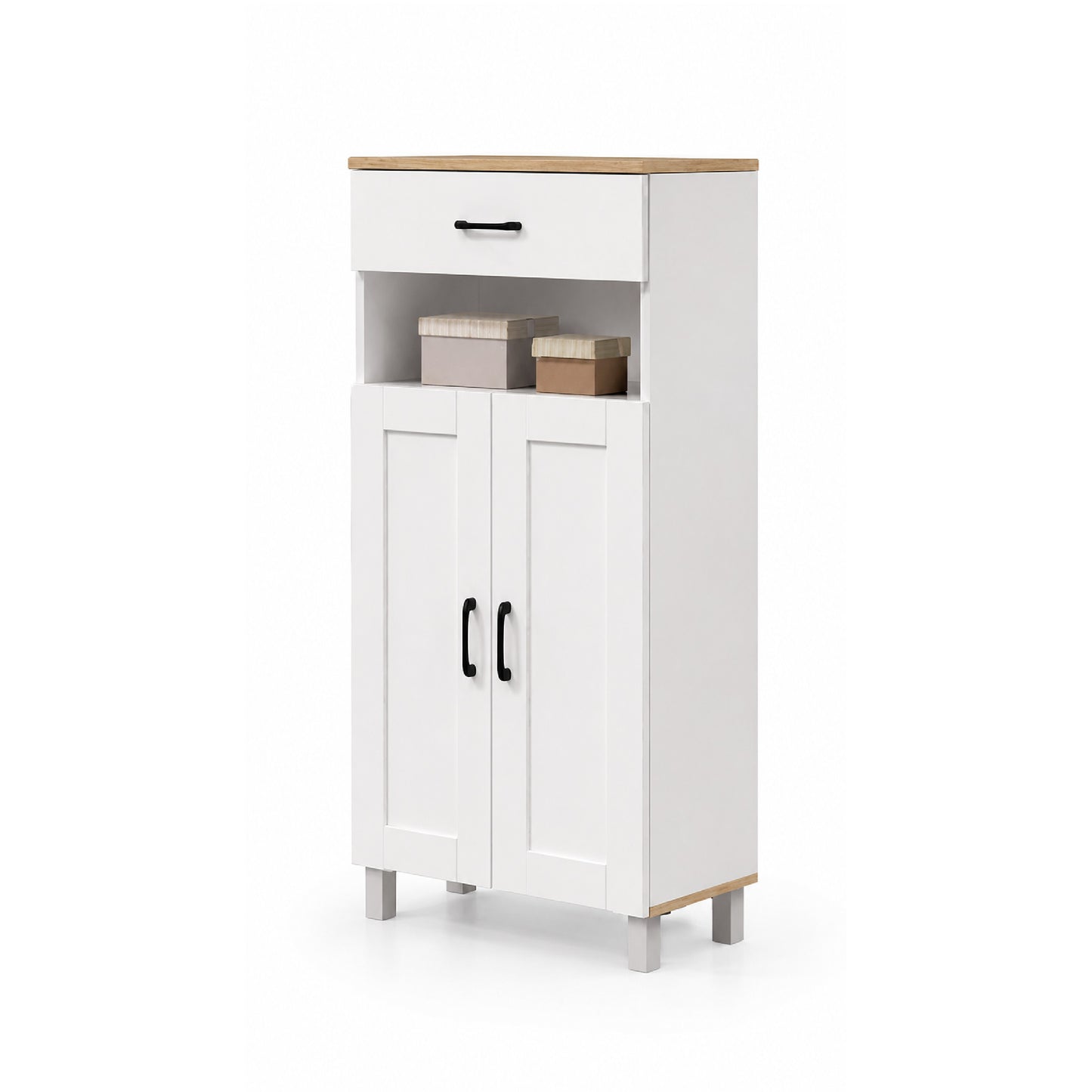HEMNES 2 Door + 1 Drawer Shoe Cabinet