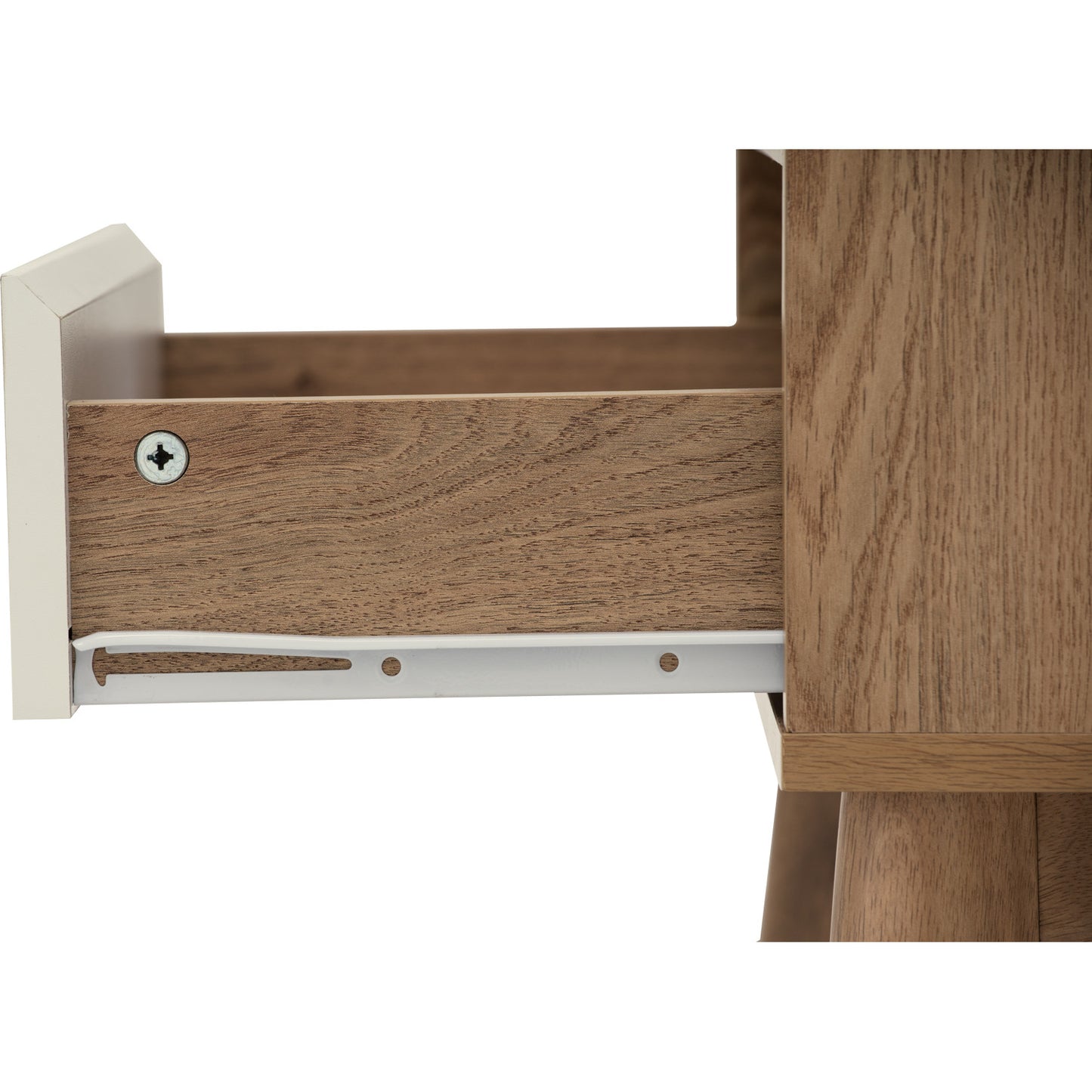 HIRADO Bed Side Table - Oak (1 Drawer)