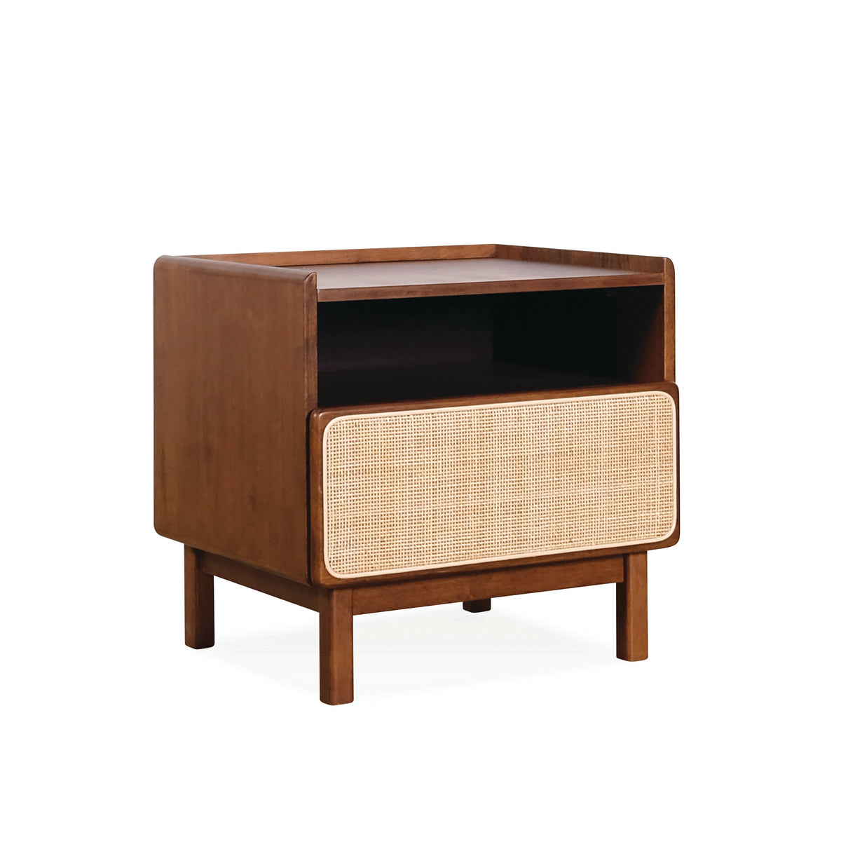 KINO End Table - Medium Brown