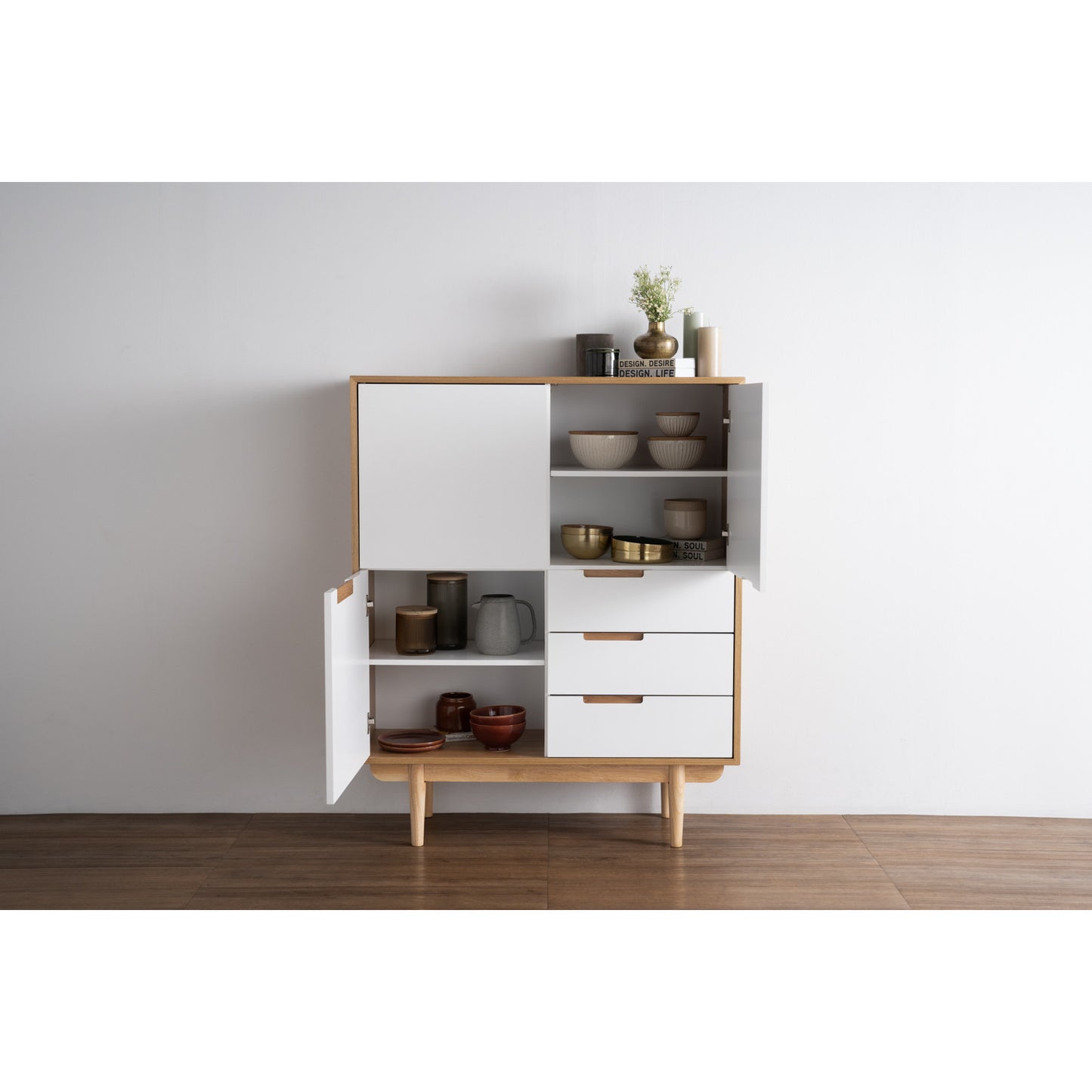 NAKULA Tall Cabinet - Natural