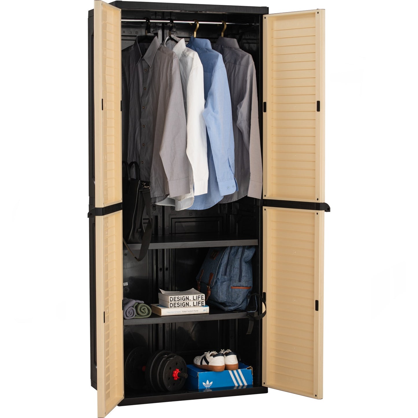 OPTIMUS Large Wardrobe A - Beige