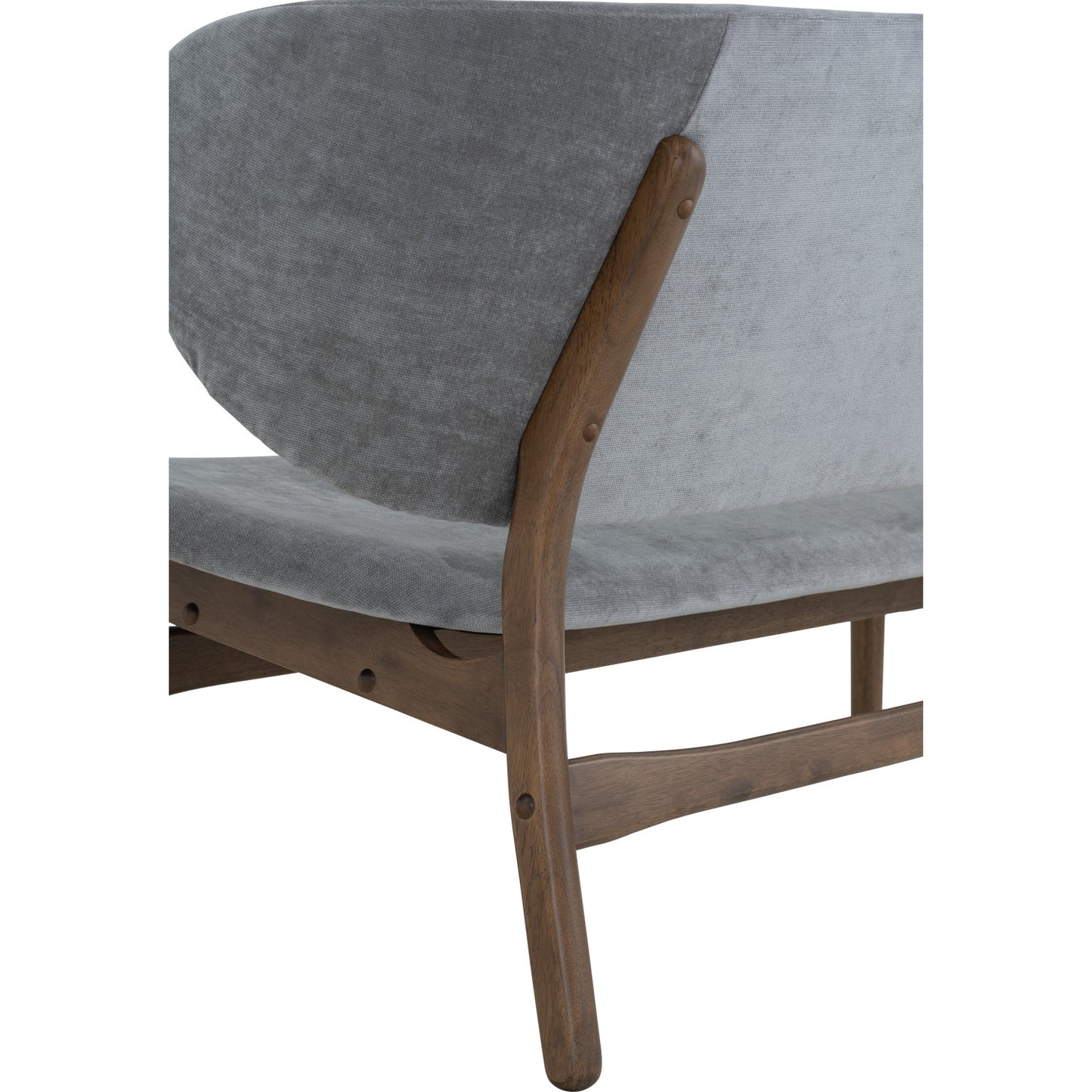 POLARA 2 Seater Lounge Chair - Grey