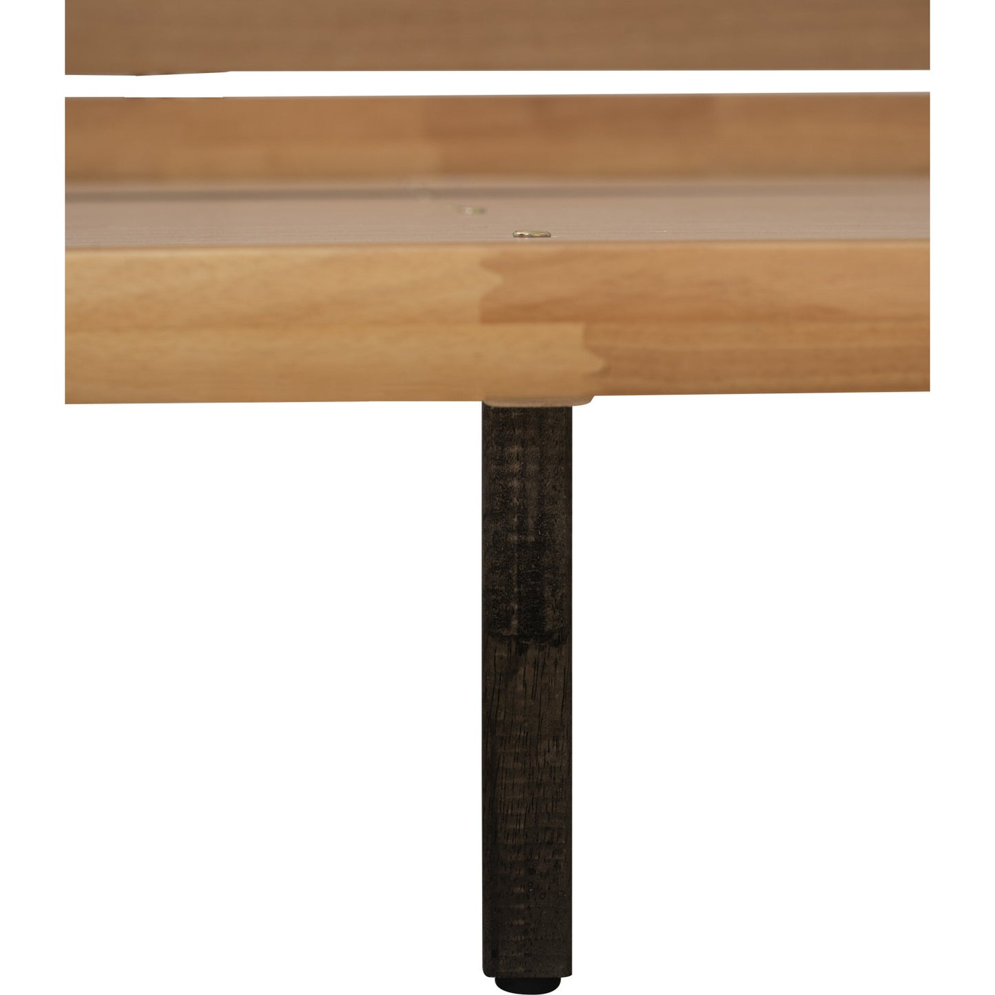 PLATO Bedframe With Side Table - Natural (Queen Size)