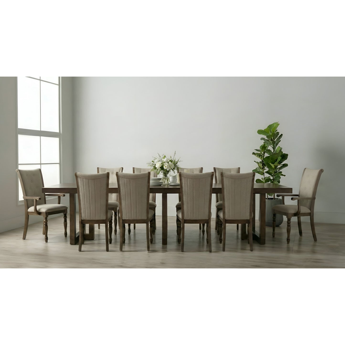 ZORVEN Dining Table - Cocoa (3600L)