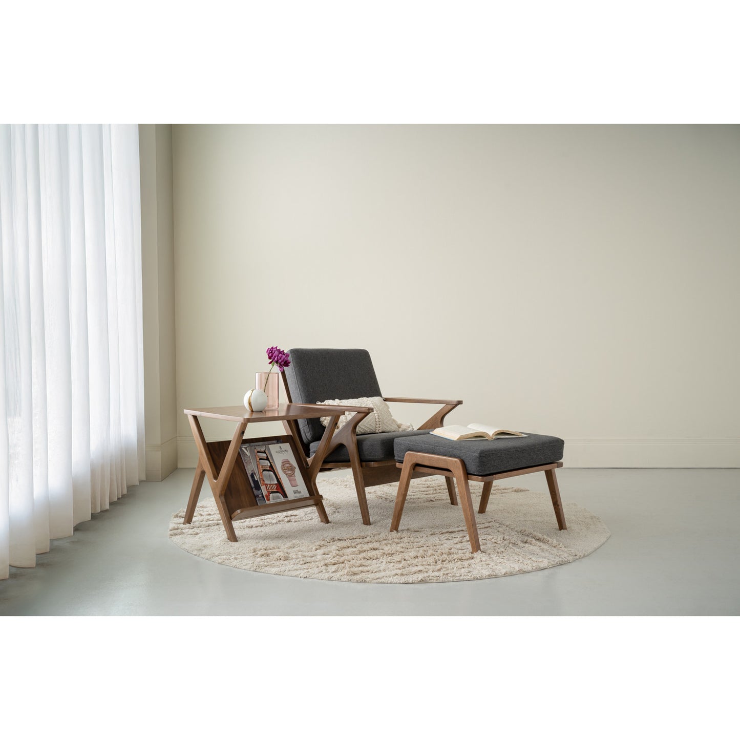 ASTON 1 Seater Sofa - Dark Grey