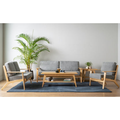 ATIVA 2 Seater Sofa - Natural Frame