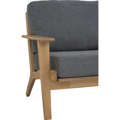 ATIVA 2 Seater Sofa - Natural Frame