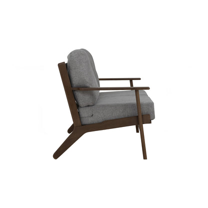 ATIVA 3 Seater Sofa - Walnut Frame