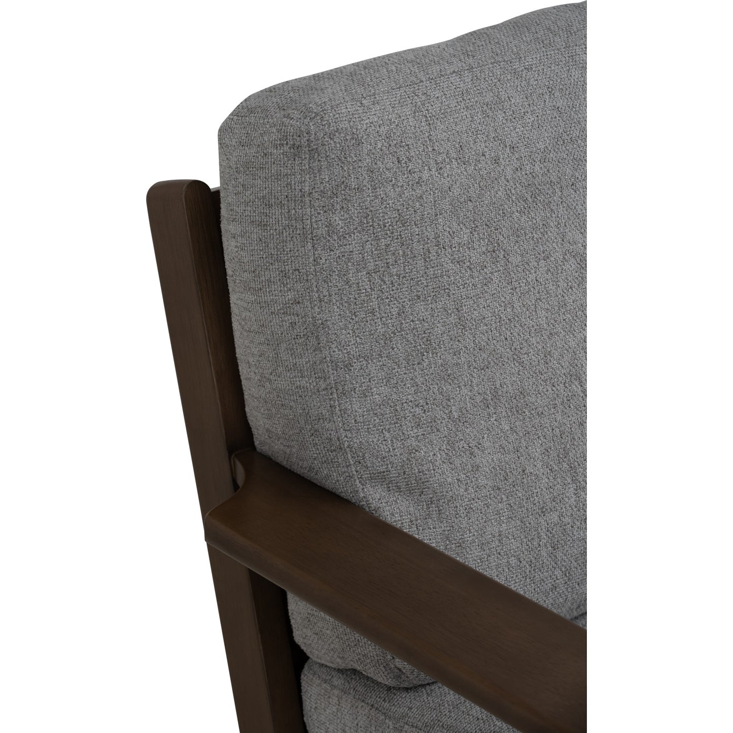 ATIVA 3 Seater Sofa - Walnut Frame