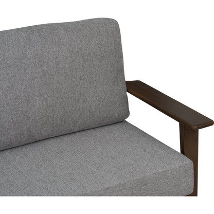 ATIVA 3 Seater Sofa - Walnut Frame