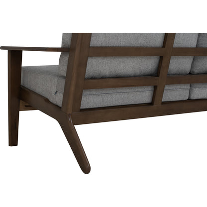 ATIVA 3 Seater Sofa - Walnut Frame