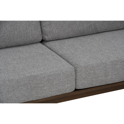 ATIVA 3 Seater Sofa - Walnut Frame