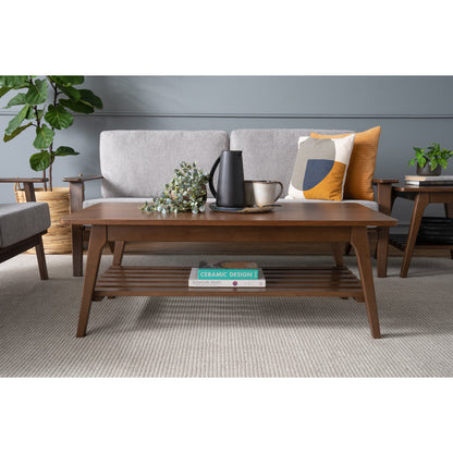 ATIVA 3 Seater Sofa - Walnut Frame