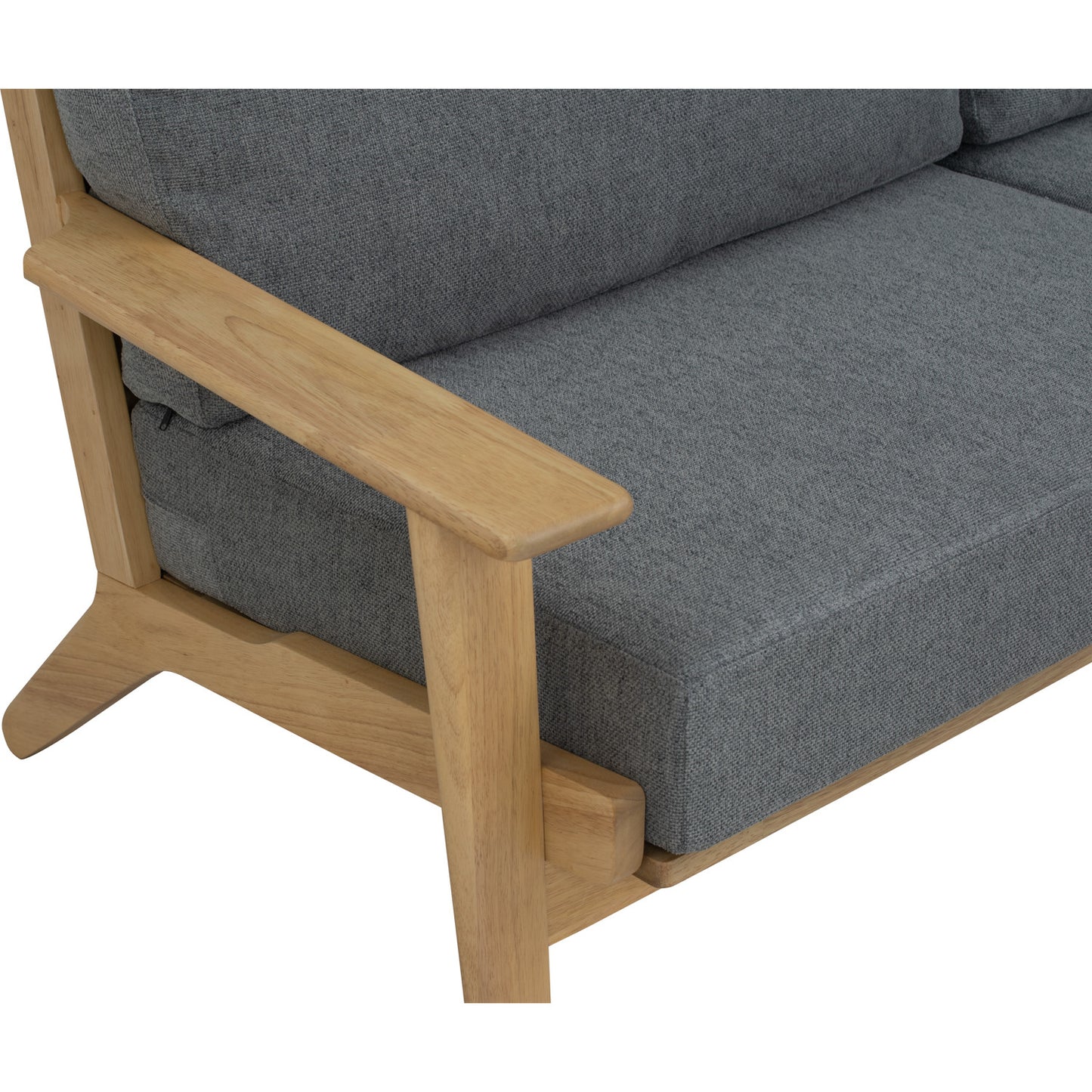 ATIVA 3 Seater Sofa - Natural Frame