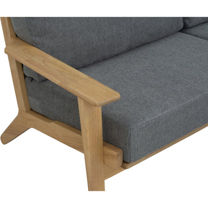 ATIVA 3 Seater Sofa - Natural Frame