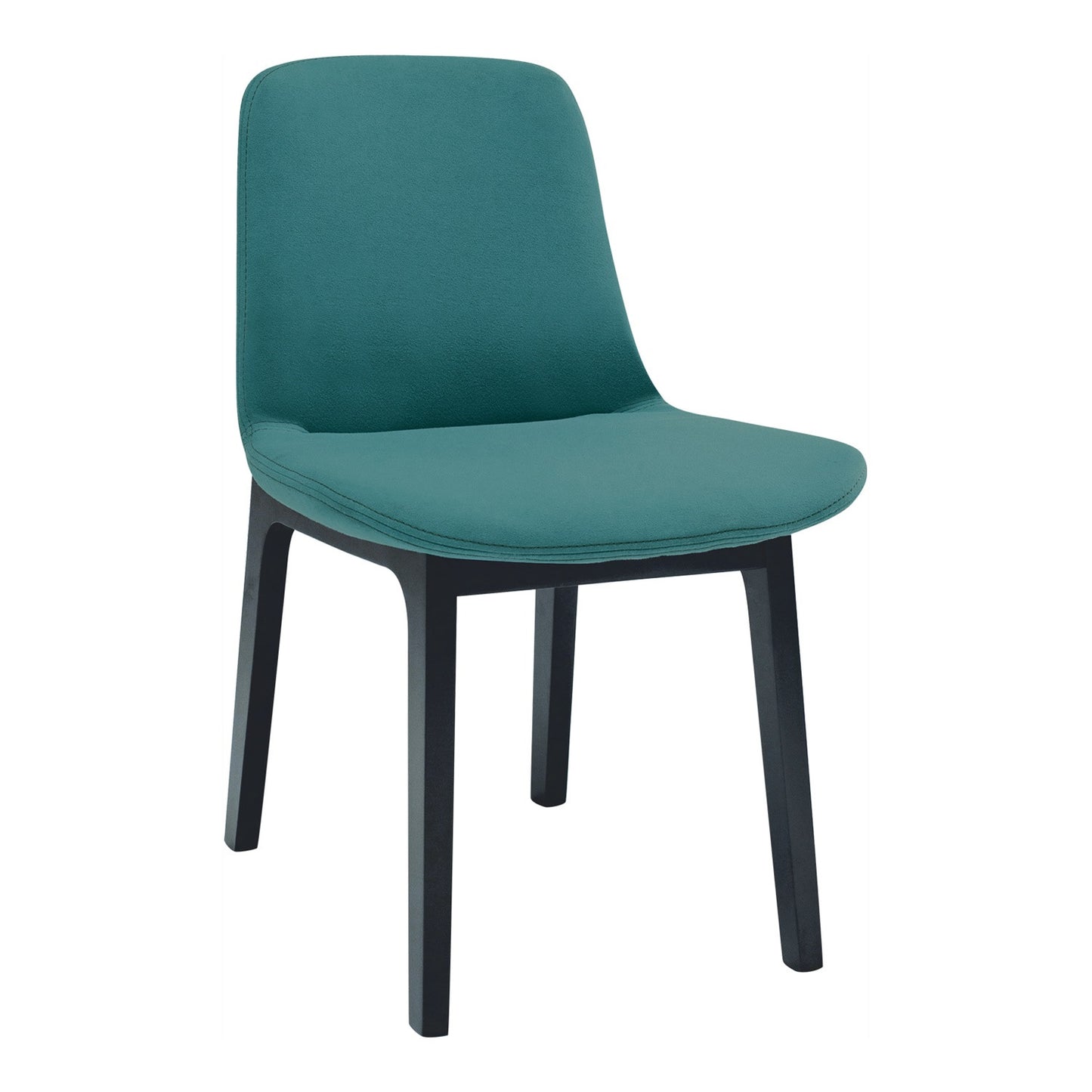 AURORA Dining Chair - Black Leg, Clover Seat