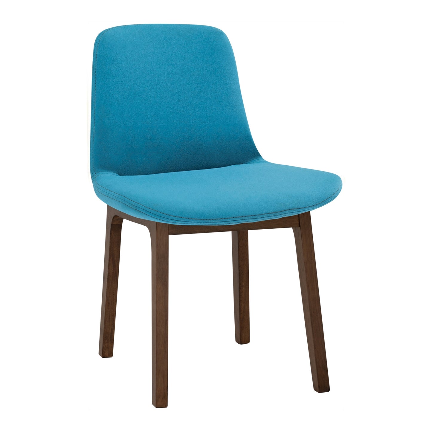 AURORA Dining Chair - Cocoa Leg, Clover Seat