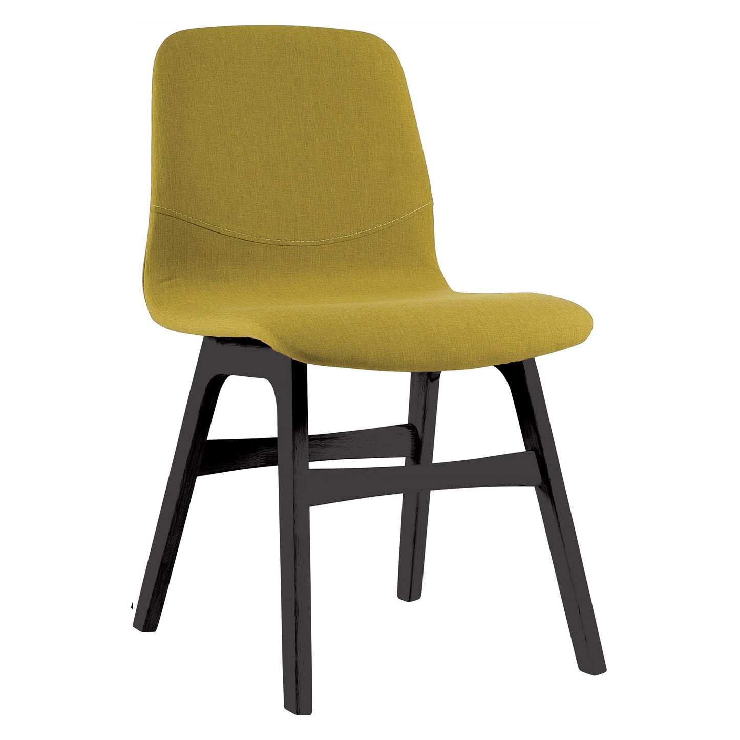 AVA Dining Chair - Black Wood Leg, Oasis Seat