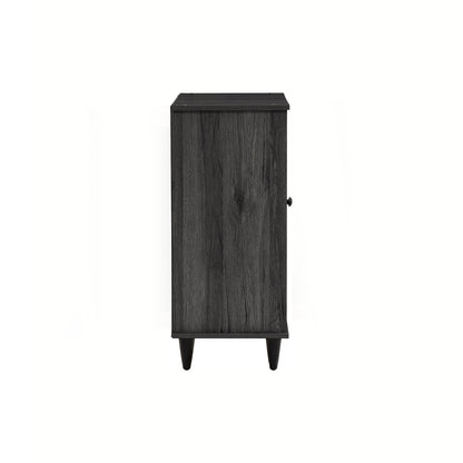ALMO 2 Door Shoe Cabinet - Black