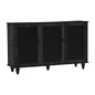ALMO 3 Door Shoe Cabinet - Black