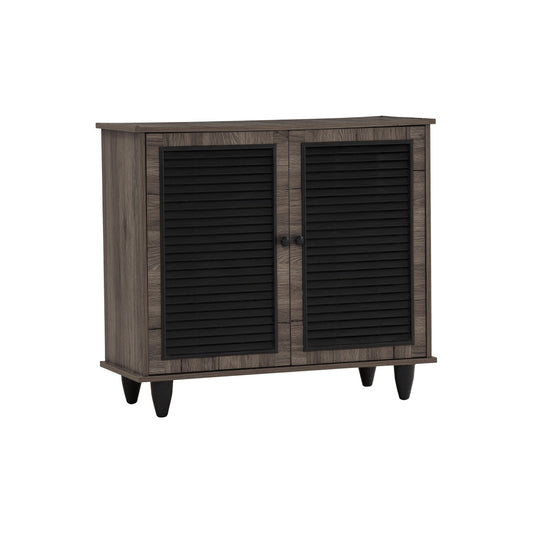 ALMO 2 Door Shoe Cabinet - Fleton Oak