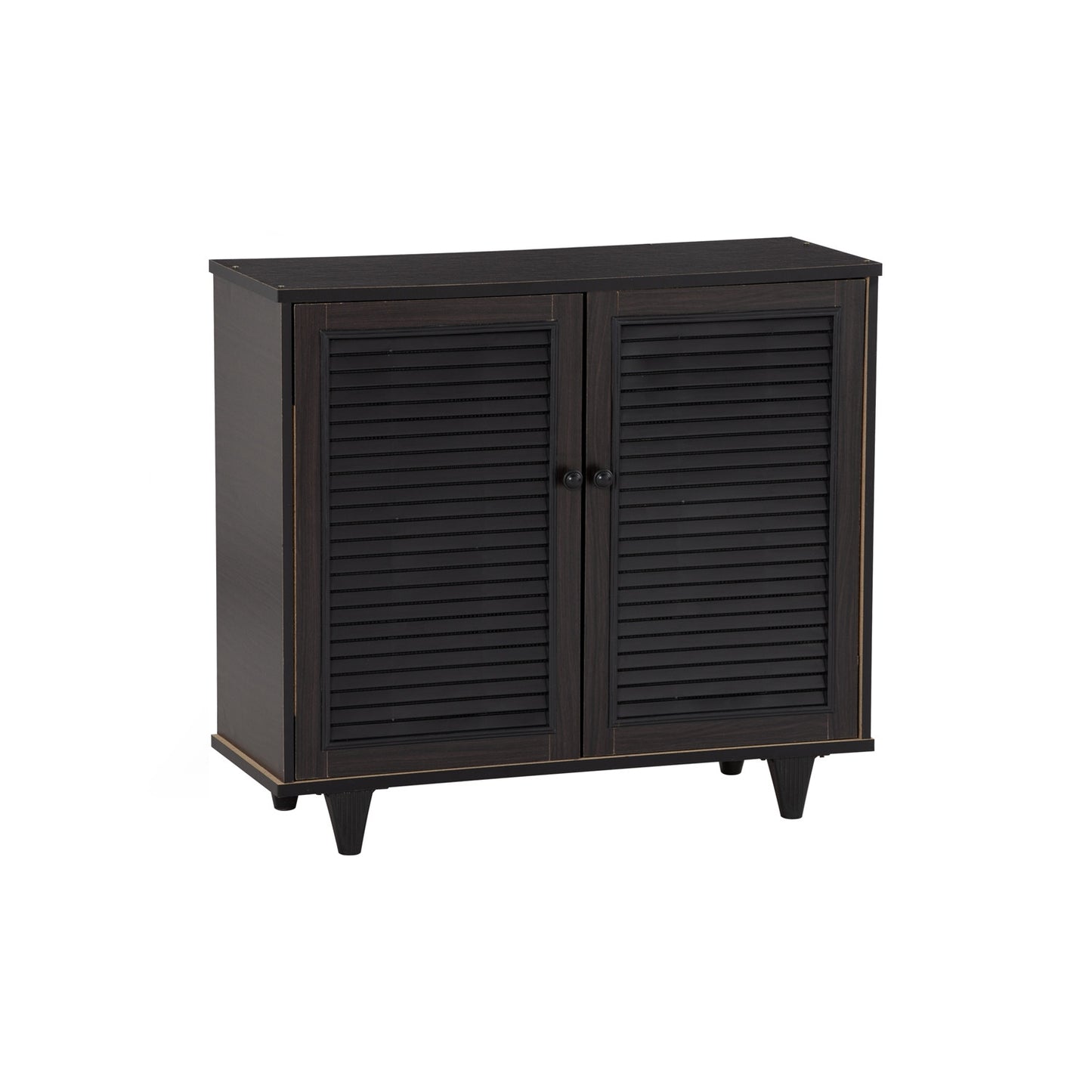 ALMO 2 Door Shoe Cabinet - Light Cappuccino