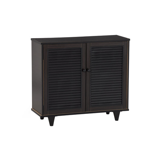 ALMO 2 Door Shoe Cabinet - Light Cappuccino