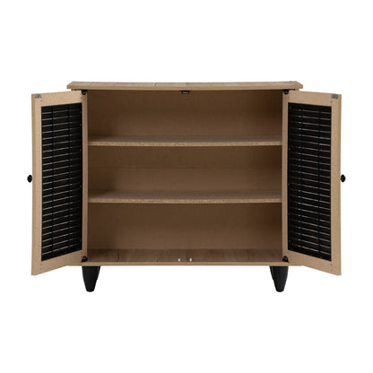 ALMO 2 Door Shoe Cabinet - Sonoma Oak