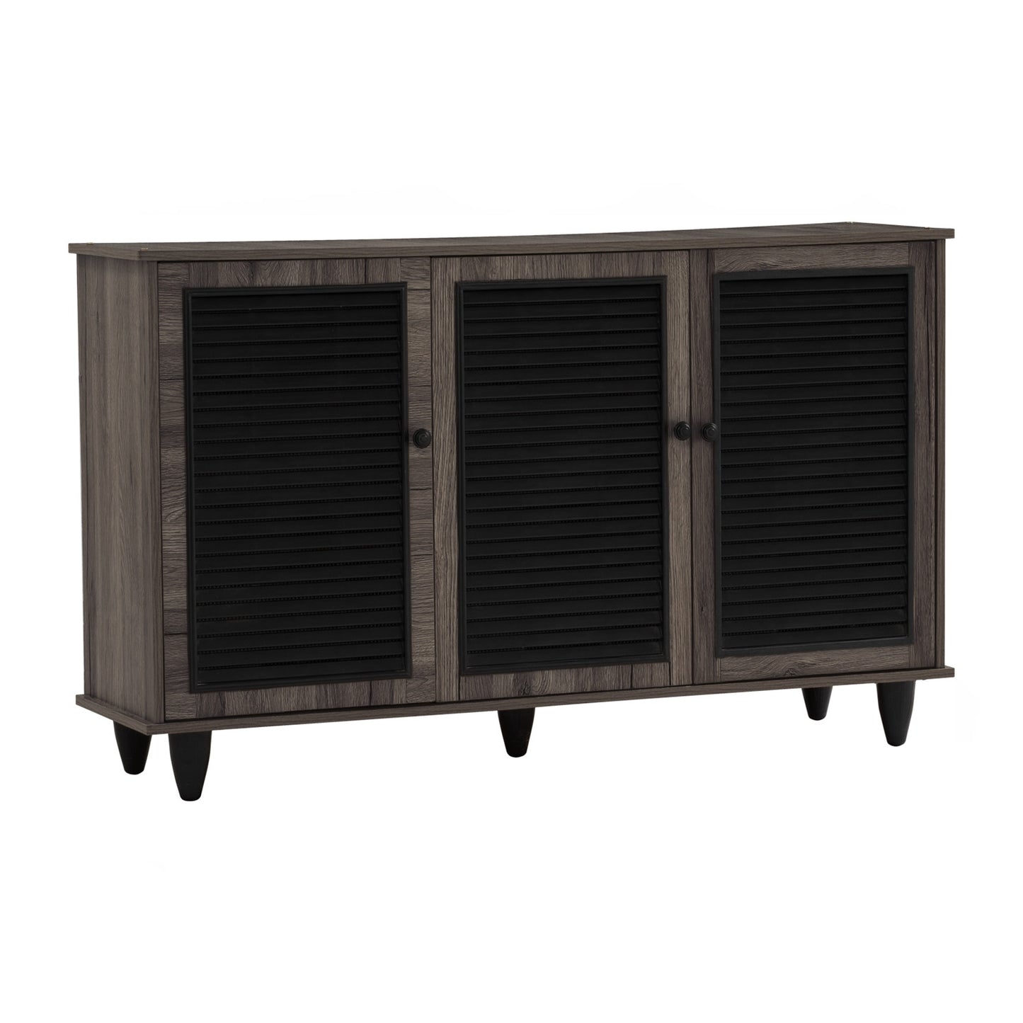 ALMO 3 Door Shoe Cabinet - Fleton Oak