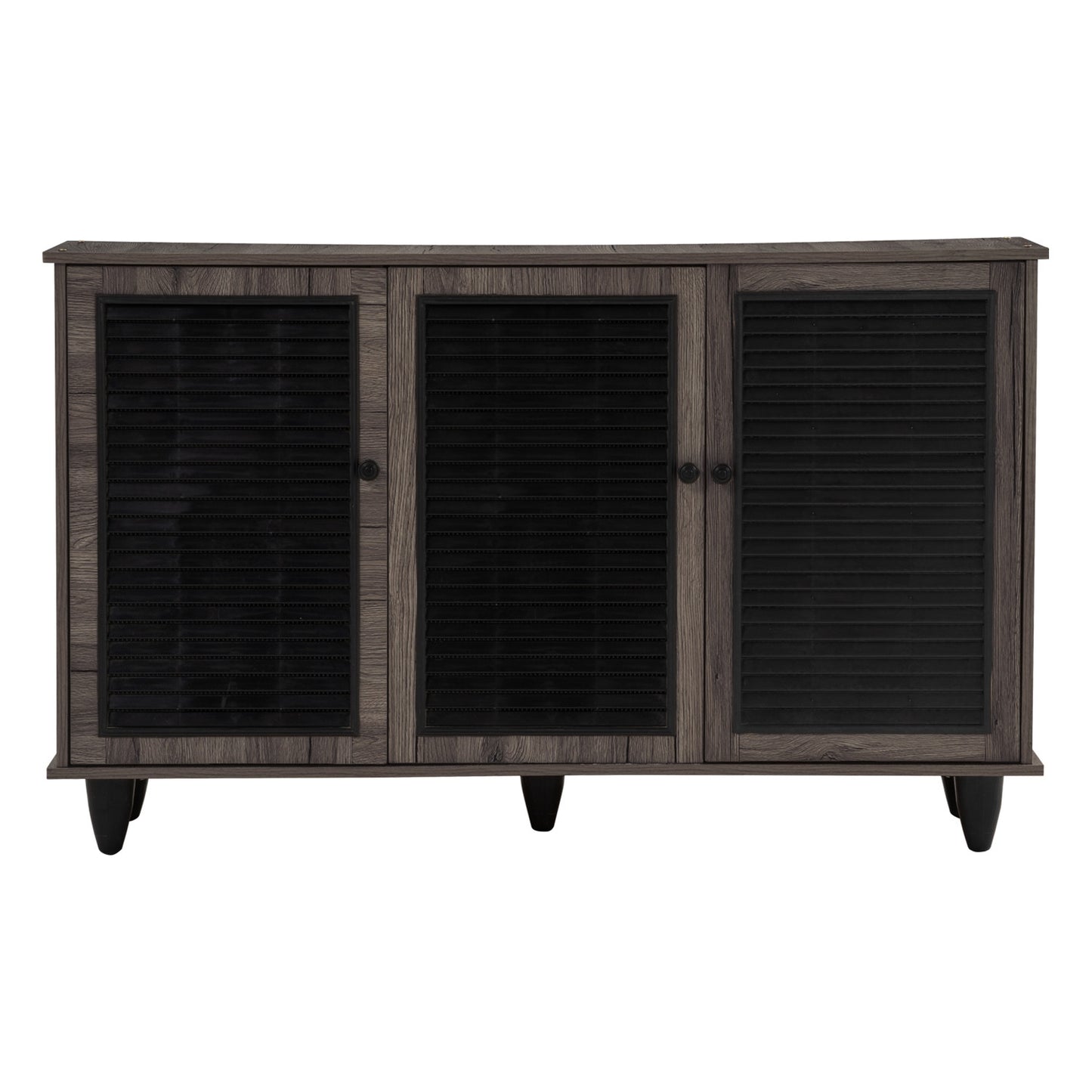 ALMO 3 Door Shoe Cabinet - Fleton Oak