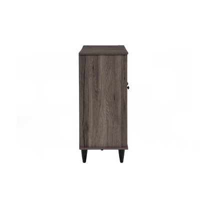 ALMO 3 Door Shoe Cabinet - Fleton Oak