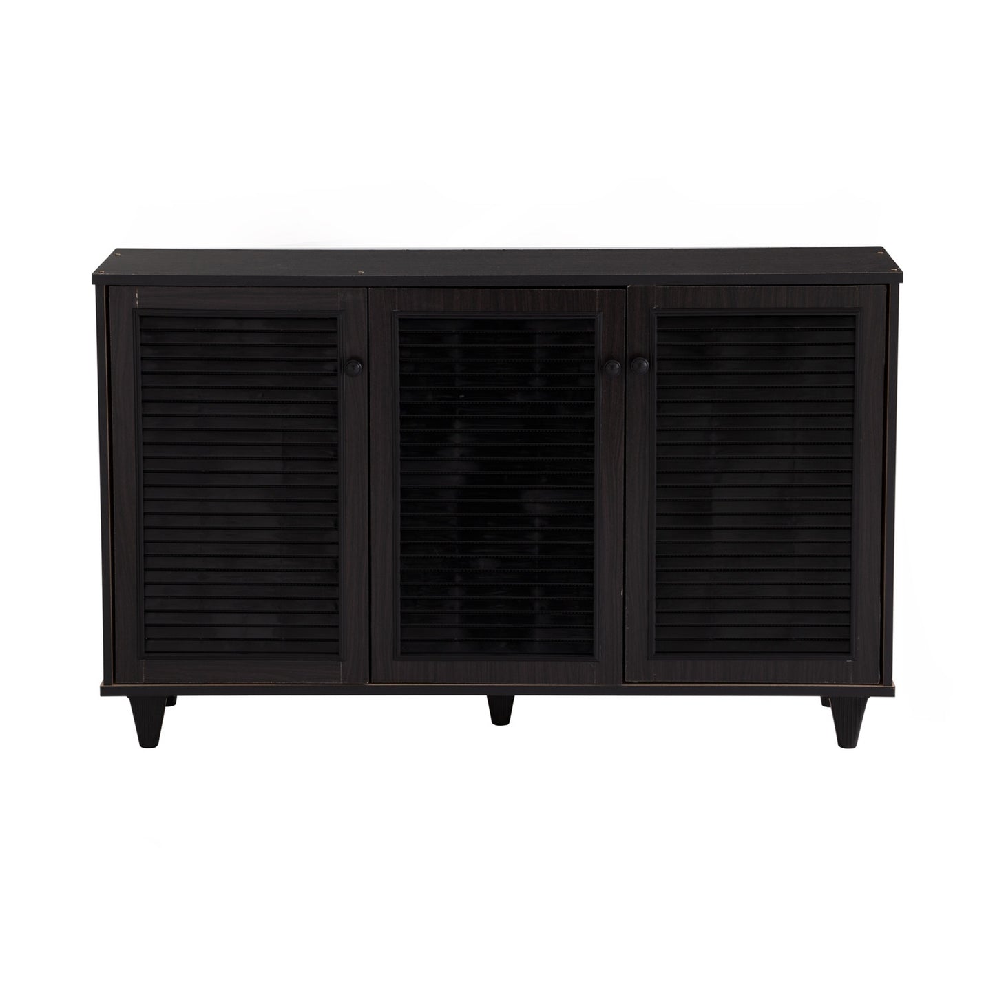 ALMO 3 Door Shoe Cabinet - Light Cappuccino