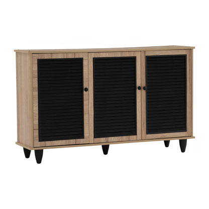 ALMO 3 Door Shoe Cabinet - Sonoma Oak
