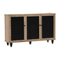 ALMO 3 Door Shoe Cabinet - Sonoma Oak
