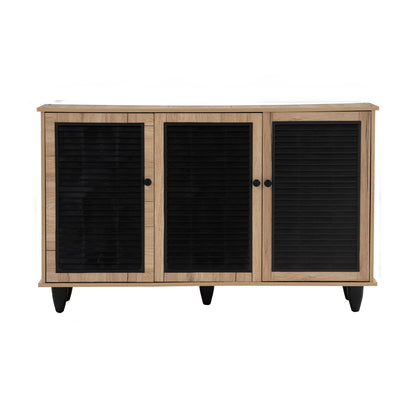 ALMO 3 Door Shoe Cabinet - Sonoma Oak