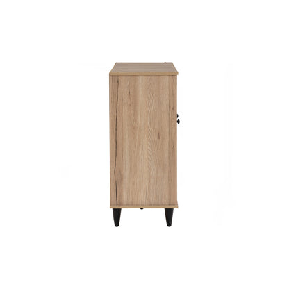 ALMO 3 Door Shoe Cabinet - Sonoma Oak
