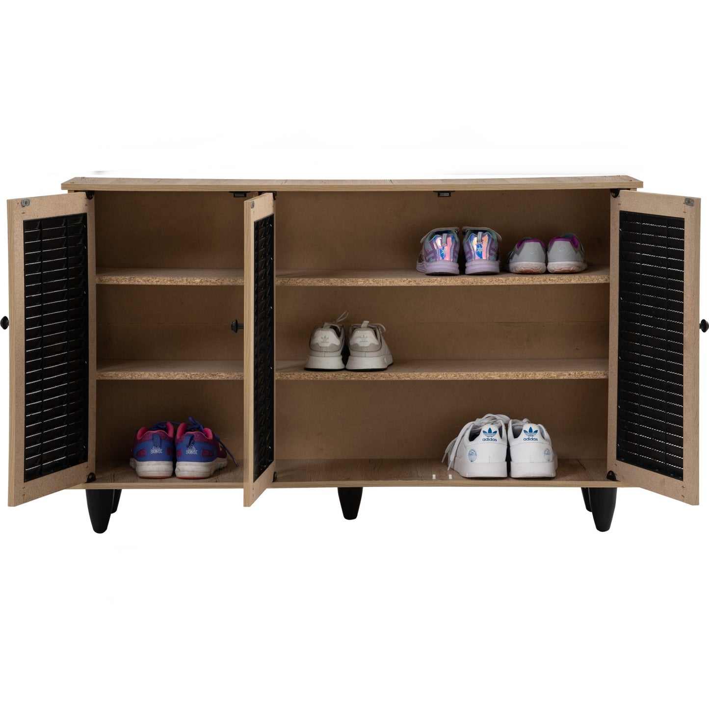 ALMO 3 Door Shoe Cabinet - Sonoma Oak