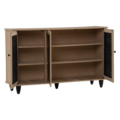ALMO 3 Door Shoe Cabinet - Sonoma Oak