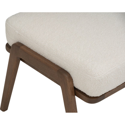ASTON Ottoman - Pearl White