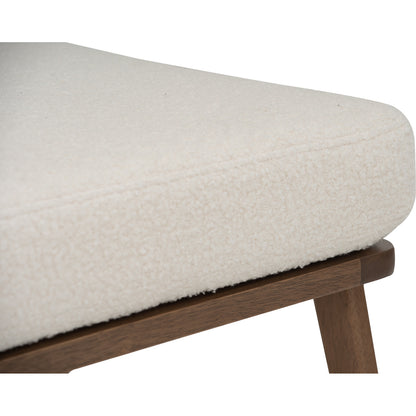 ASTON Ottoman - Pearl White