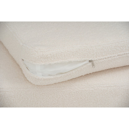 ASTON Ottoman - Pearl White